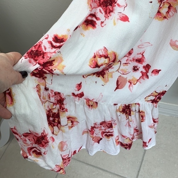 Sugar lips jumpsuit square neck wide crop leg EUC - Picture 5 of 9